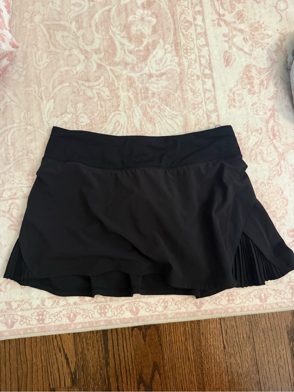 lululemon athletica Black Pleated Active Skort
